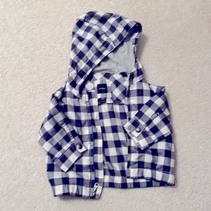 Baby Gap navy blue and white jacket. 6-12 months
